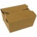 Boîtes "Firpack" bio en carton kraft brun d'une contenance de 755  ml
